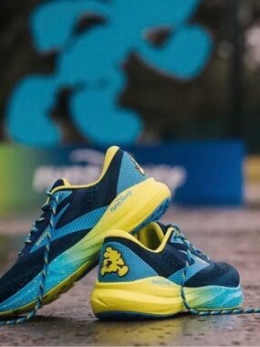Brooks Blue and Yellow RunDisney Inspired Sneakers